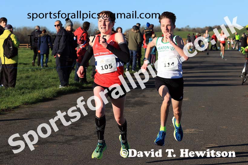 Boys and Girls under-15s 2023 Heaton Memorial 10k Road Race, Newcastle Town Moor, Newcastle.  Photo: David T. Hewitson/Sports for All Pics